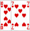 Ten of Hearts and Seven of Hearts