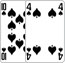 Ten of Spades and Four of Spades