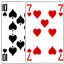 Ten of Spades and Seven of Hearts