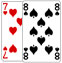 Seven of Hearts and Eight of Spades