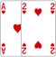 Ace of Hearts and Two of Hearts