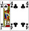 Jack of Clubs and Four of Clubs