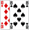 Ten of Diamonds and Eight of Spades