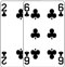 Two of Clubs and Six of Clubs