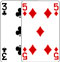 Three of Clubs and Five of Diamonds