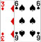 Three of Diamonds and Six of Spades