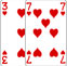 Three of Hearts and Seven of Hearts