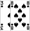 Three of Spades and Eight of Spades