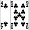 Four of Clubs and Nine of Clubs