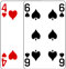 Four of Hearts and Six of Spades