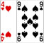 Four of Hearts and Nine of Spades