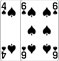 Four of Spades and Six of Spades