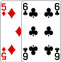 Five of Diamonds and Six of Clubs