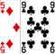 Five of Diamonds and Nine Clubs