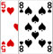 Five of Hearts and Eight of Spades