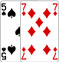 Five of Spades and Seven of Diamonds