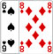 Six of Spades and Eight of Diamonds