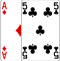 Ace of Diamonds and Five of Clubs