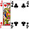 Jack of Hearts and Four of Clubs