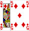 Queen of Spades and Five of Diamonds