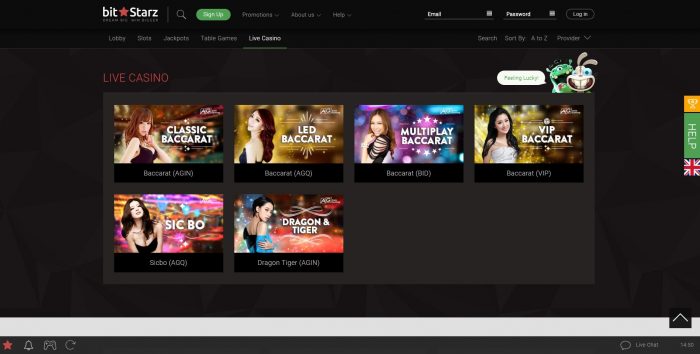 Bitstarz Live Casino