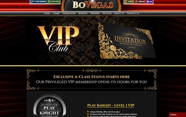 Bovegas VIP Club