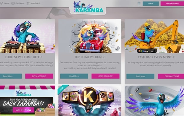 Karamba Casino Bonuses