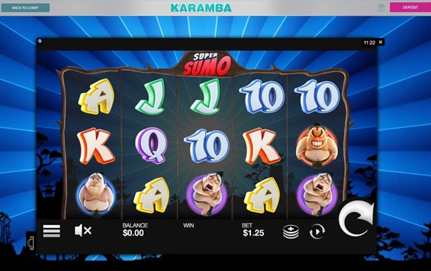 Super Sumo Slot Game at Karamba