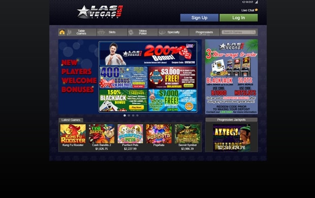 Las Vegas USA Review, Game Offers and $10,000 Welcome Bonus