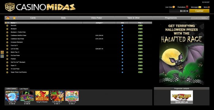 Midas Card Games