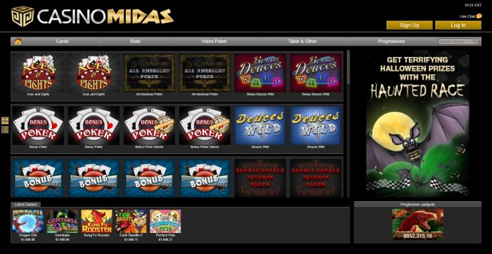 Midas Card Games