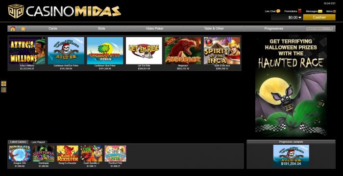 Midas Casino Games