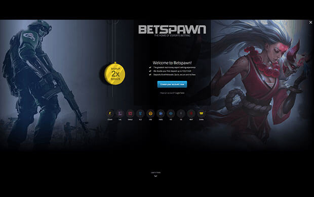 Betspawn Homepage