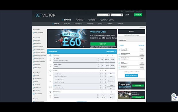 Betvictor Homepage