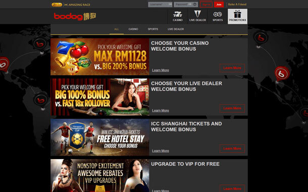 Bodog88 Promotions