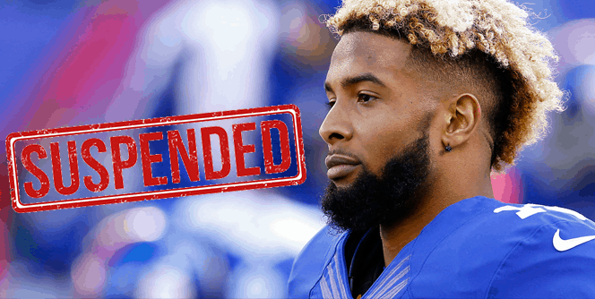 2018 NFL Prop Bets - The Odds of Odell Beckham Jr Being Suspended