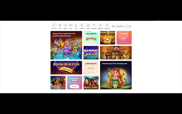 Alf Casino Games Screenshot