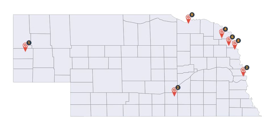 Nebraska Map 1 