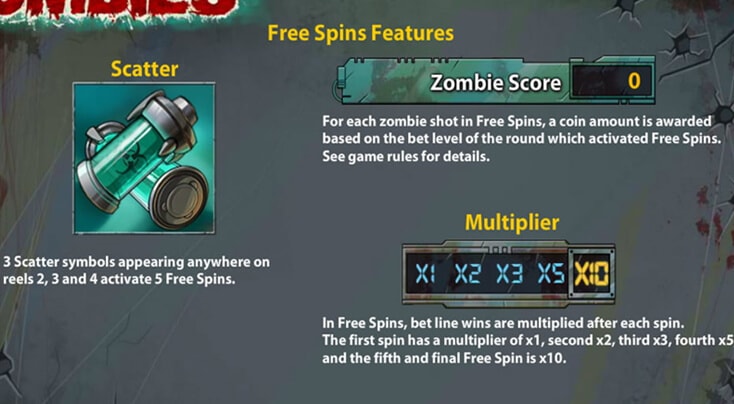 zombie spin free spins