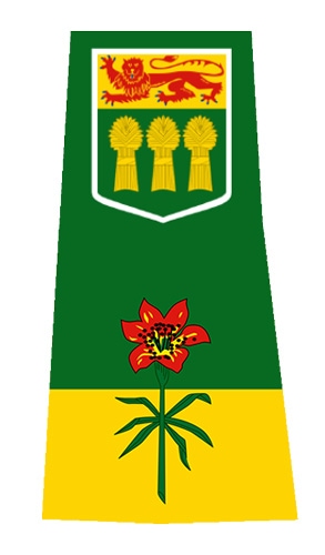 Saskatchewan Flag Inside Saskatchewan