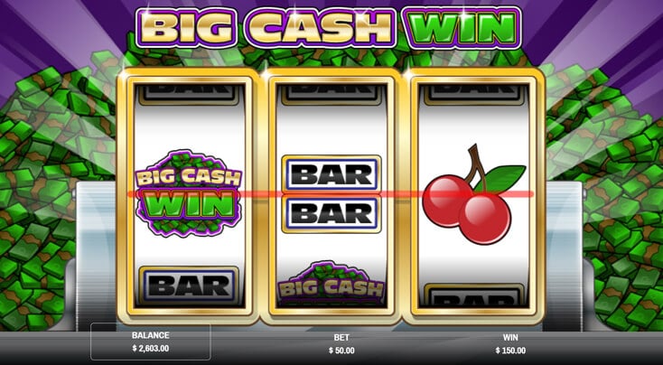 big cash win slot