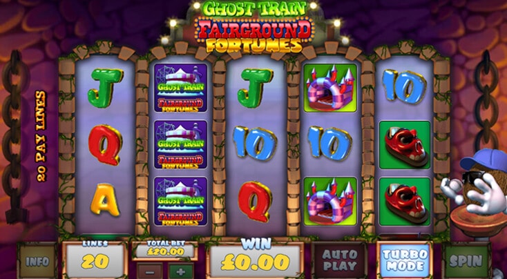 fairground fortunes ghost train slot