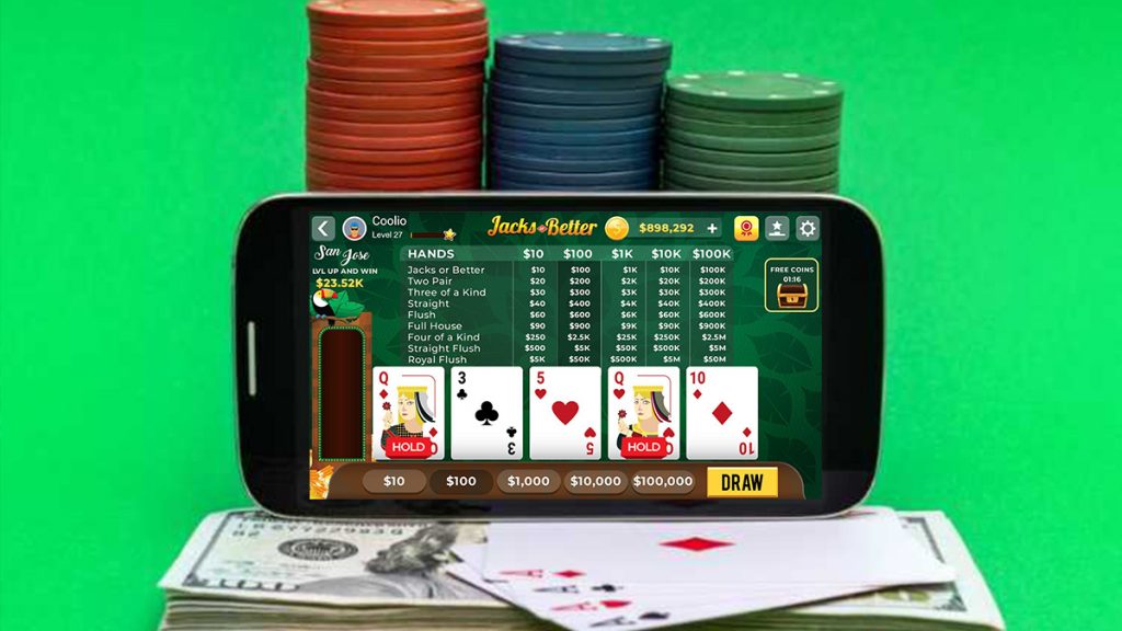 Mobile Video Poker Cash Chips