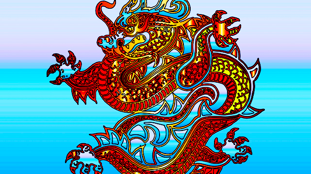 Chinese Dragon Graphic