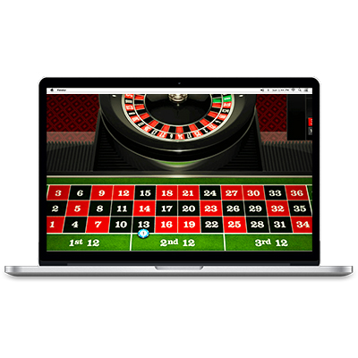 Roulette on Online Laptop