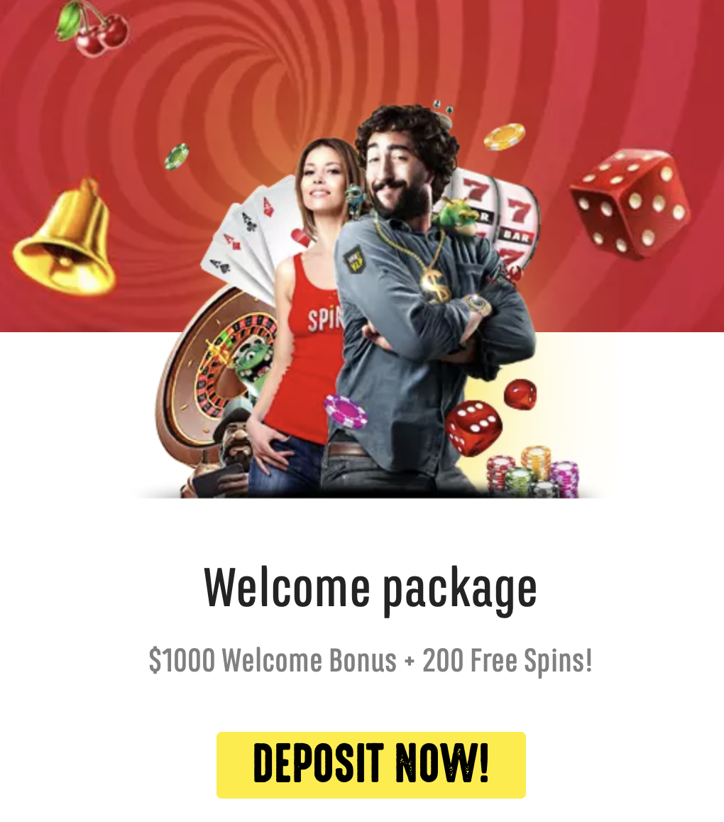 Spinit Casino Welcome Bonus