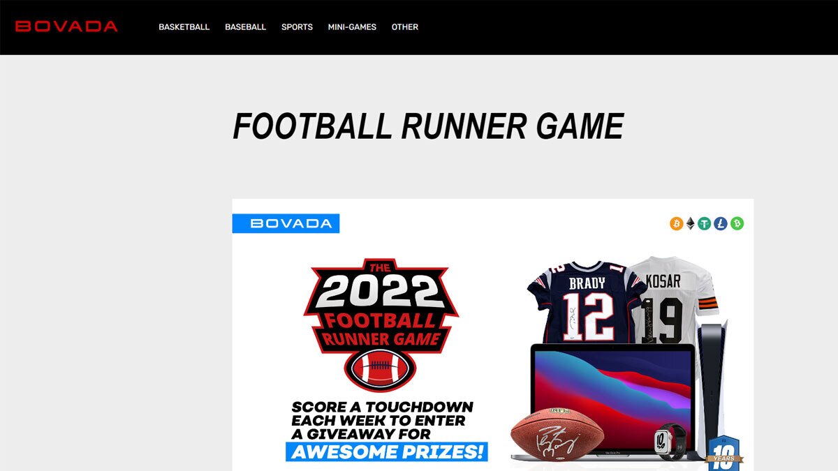 What Is The Bovada Football Runner Game And How Do You Play?