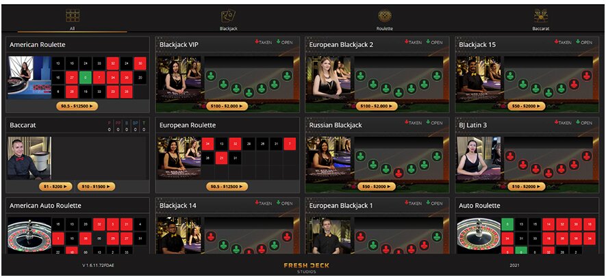 DuckyLuck Live Casino