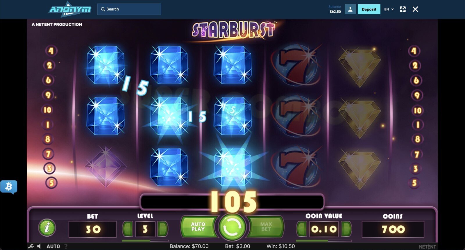 netent starburst game