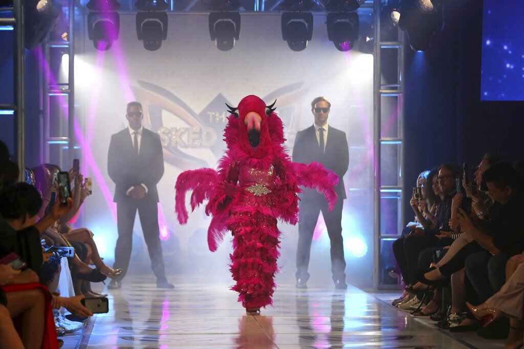 A new custom character walks the runway during the LA Premiere of "The Masked Singer" Season 2 at The Bazaar by Jose Andres on Tuesday, Sep. 9, 2019, in Los Angeles. (Photo by Willy Sanjuan/Invision/AP)